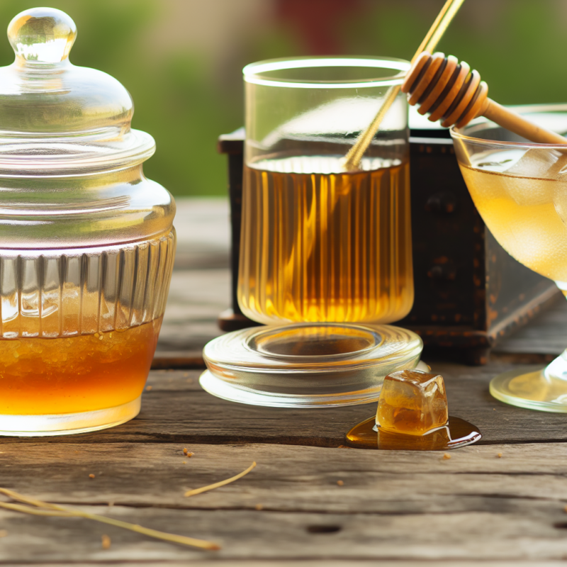 how to make honey syrup for cocktails